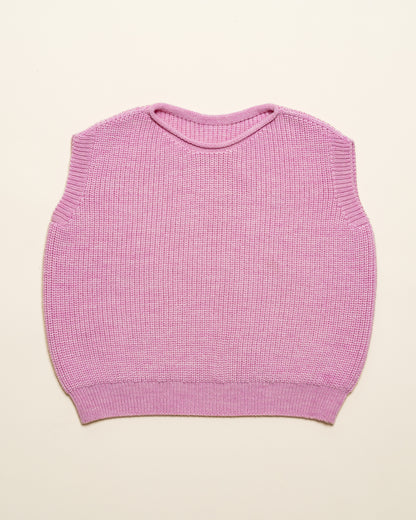 Hvid Pullunder Merinowolle ‚Vest Harvey‘ | Cotton Candy