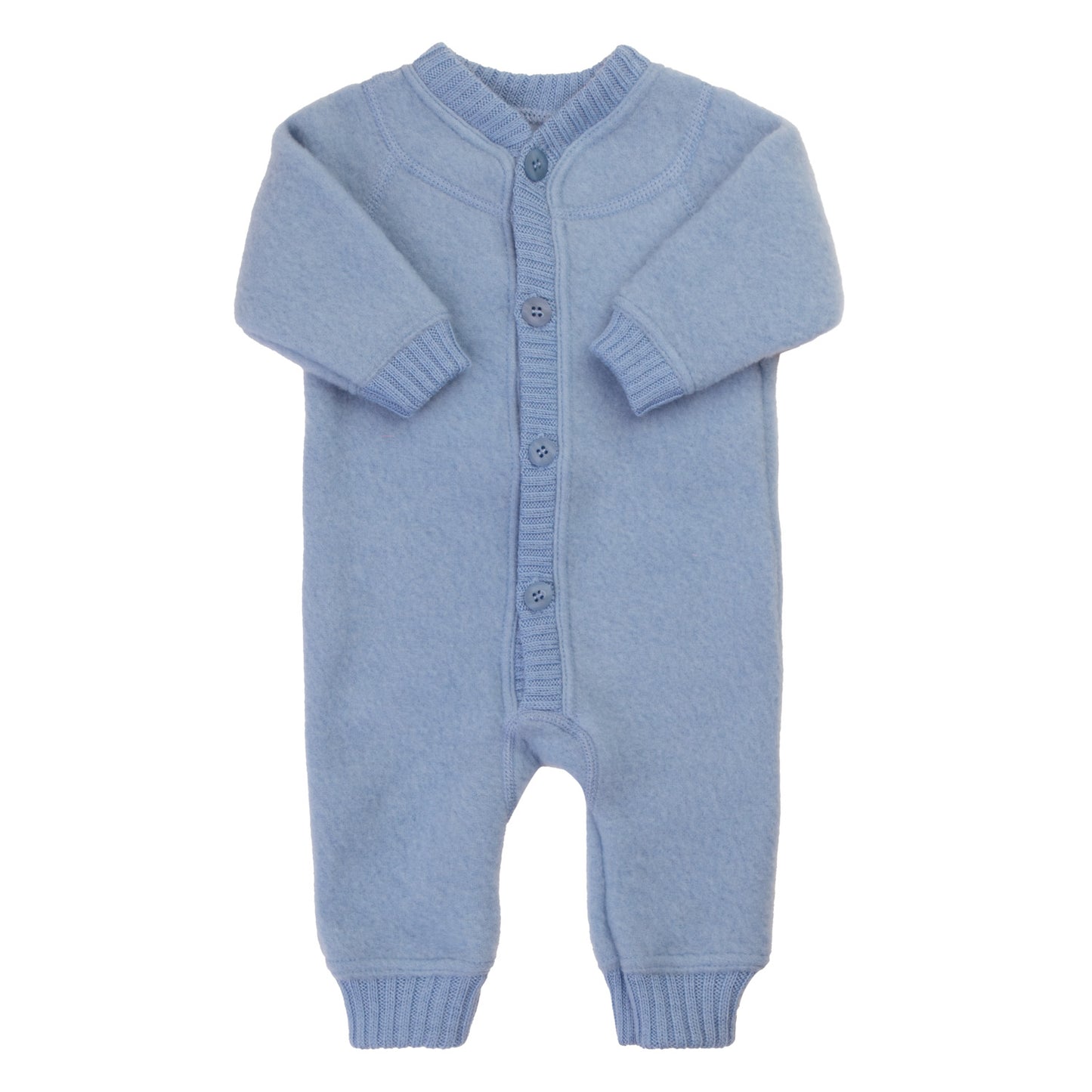 Joha Fleeceoverall Merinowolle | Blau