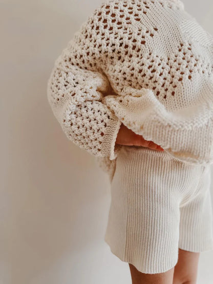 Crochet Pullover | Natural