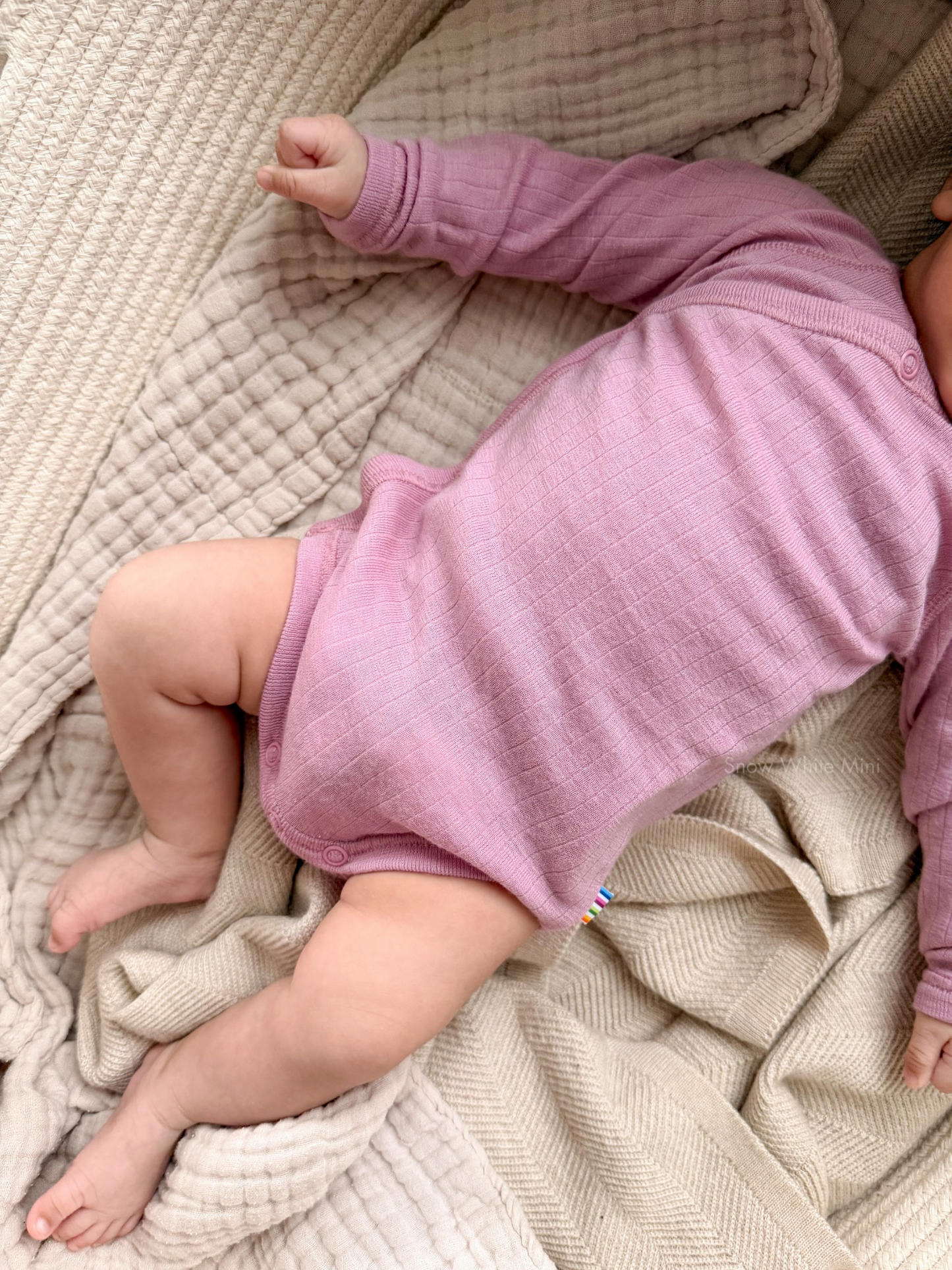 Joha Wickelbody Merinowolle | Alte Rose