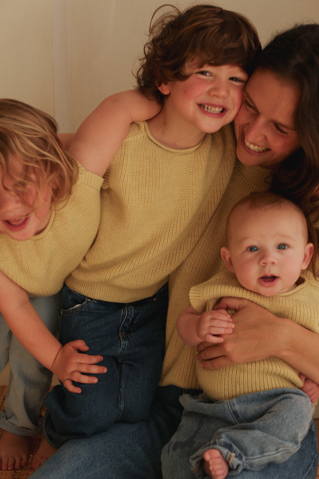 Merinowolle Pullunder ‚Vest Harvey‘ Light Yellow