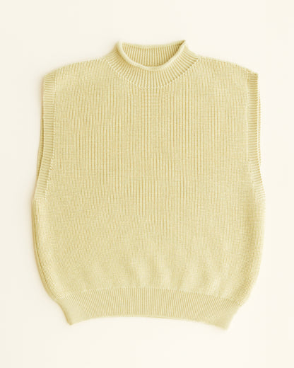 Pullunder aus Merinowolle von Hvid in Light Yellow