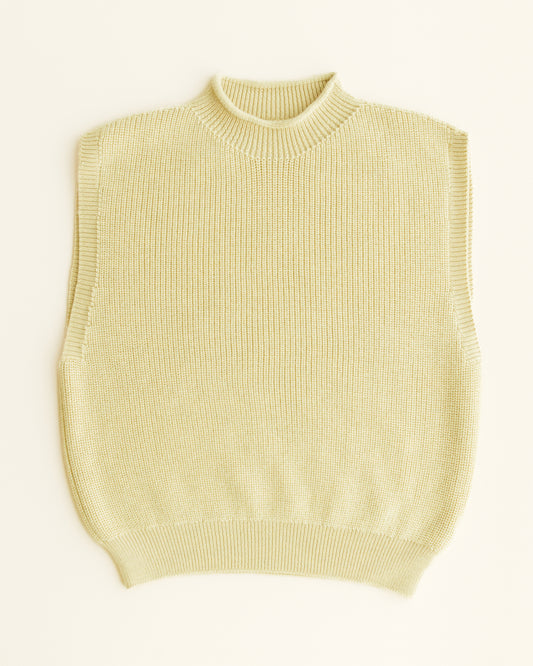 Pullunder aus Merinowolle von Hvid in Light Yellow