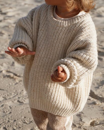 Super Chunky | Knit Sweater | Oat