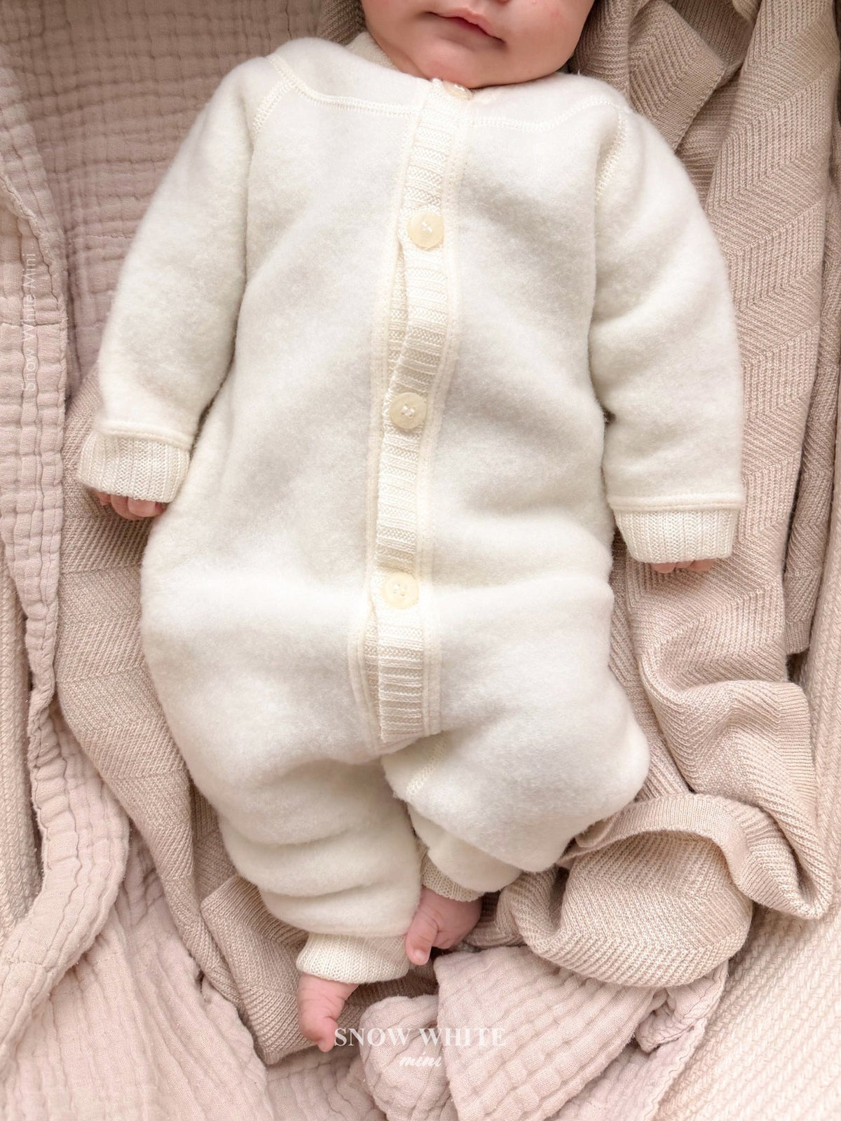 Joha Overall Merino-Wollfleece | Natur