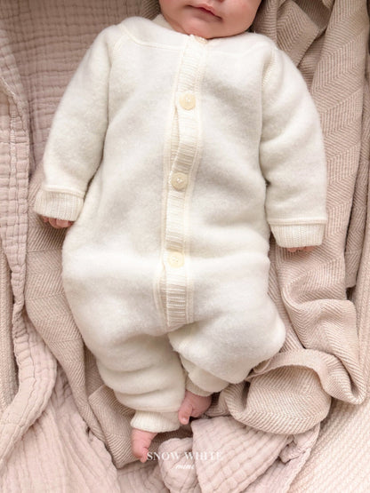 Joha Overall Merino-Wollfleece | Natur