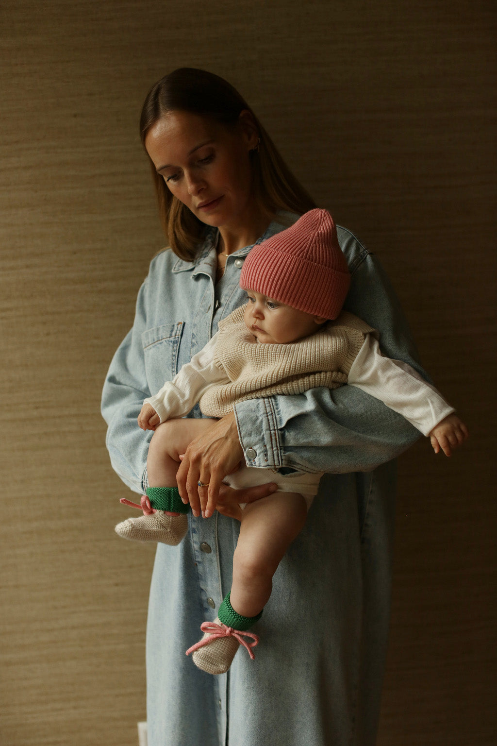 Merinowolle Pullunder ‚Vest Harvey‘ Cream