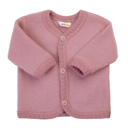 Joha Fleecejacke Merinowolle | Alte Rose