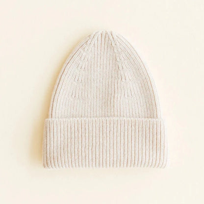 Merinowool Beanie Adult "Fonzie Cream"