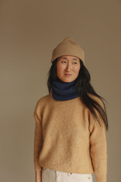 Merinowool Beanie Adult "Fonzie Sand"