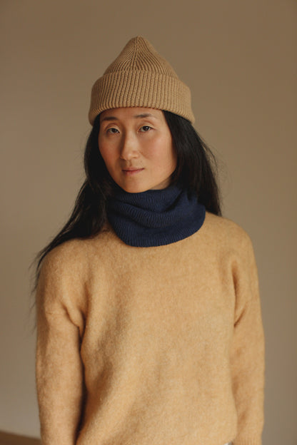 Merinowool Beanie Adult "Fonzie Sand"