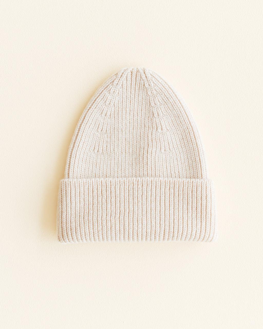 Merino wool beanie "Fonzie Cream"