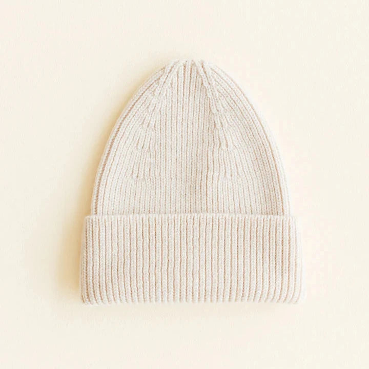 Merino wool beanie "Fonzie Cream"
