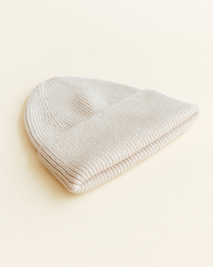 Merino wool beanie "Fonzie Cream"