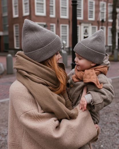 Merinowool Beanie "Fonzie Otter"