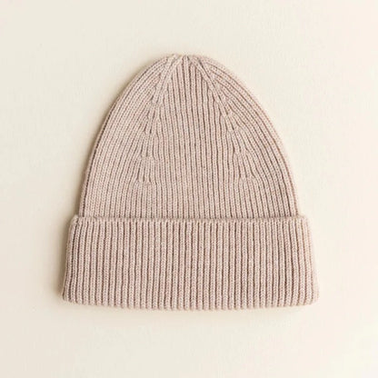 Merinowool Beanie Adult "Fonzie Sand"