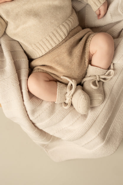 Merinowool Booties 'Cream'