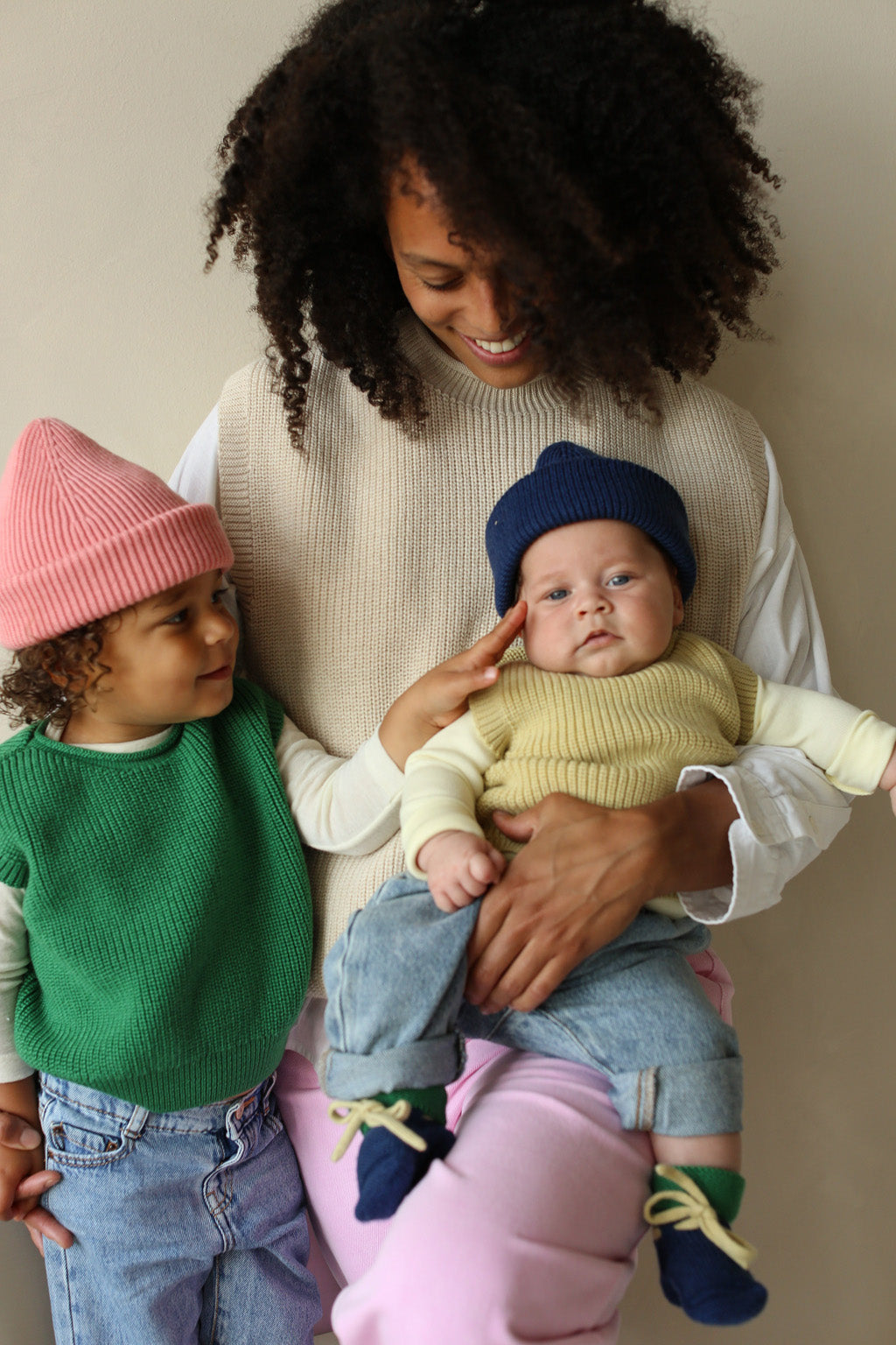 Merinowolle Pullunder ‚Vest Harvey‘ Light Yellow