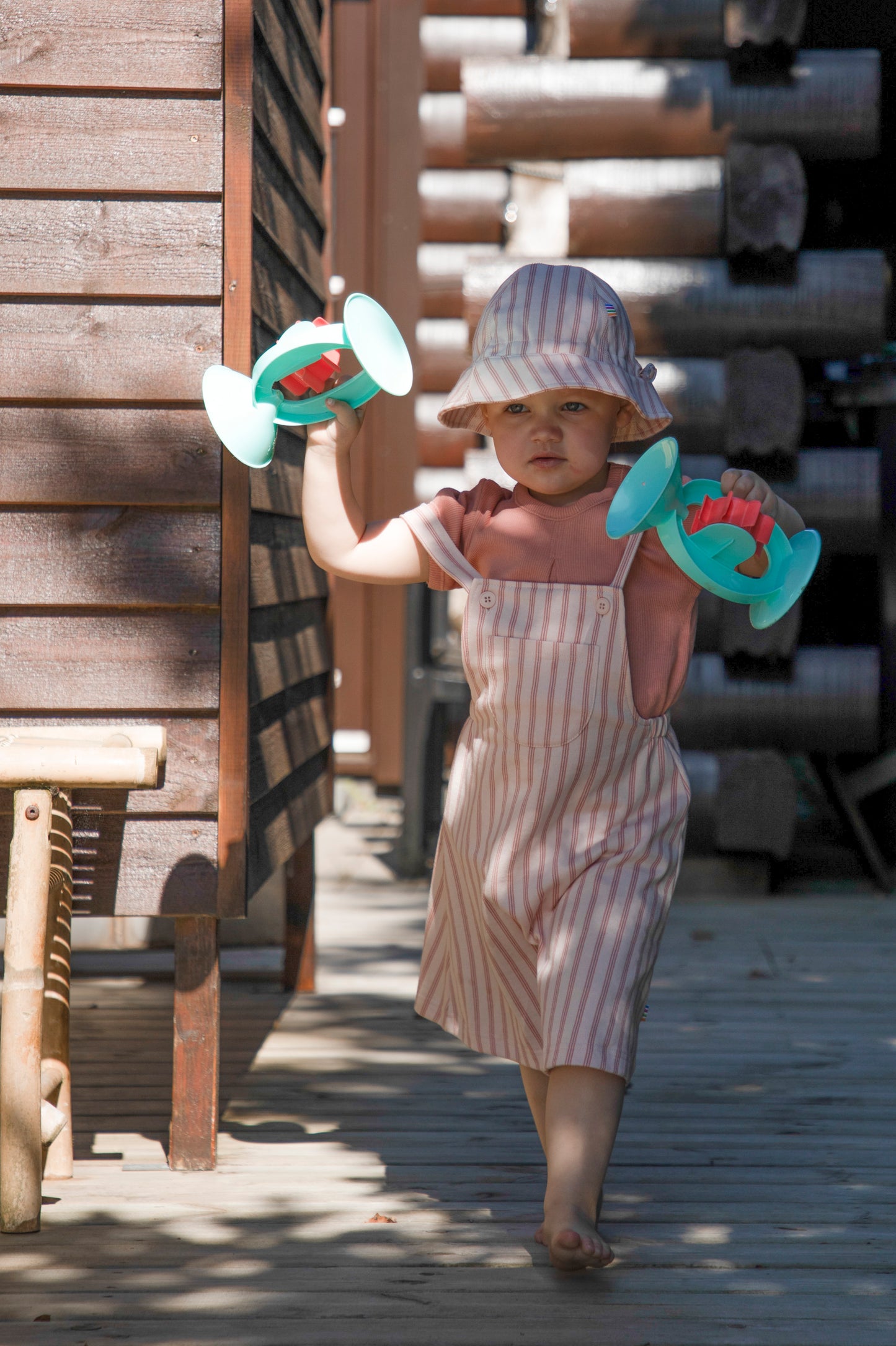 Sommer Overall Latzhose | Rosa