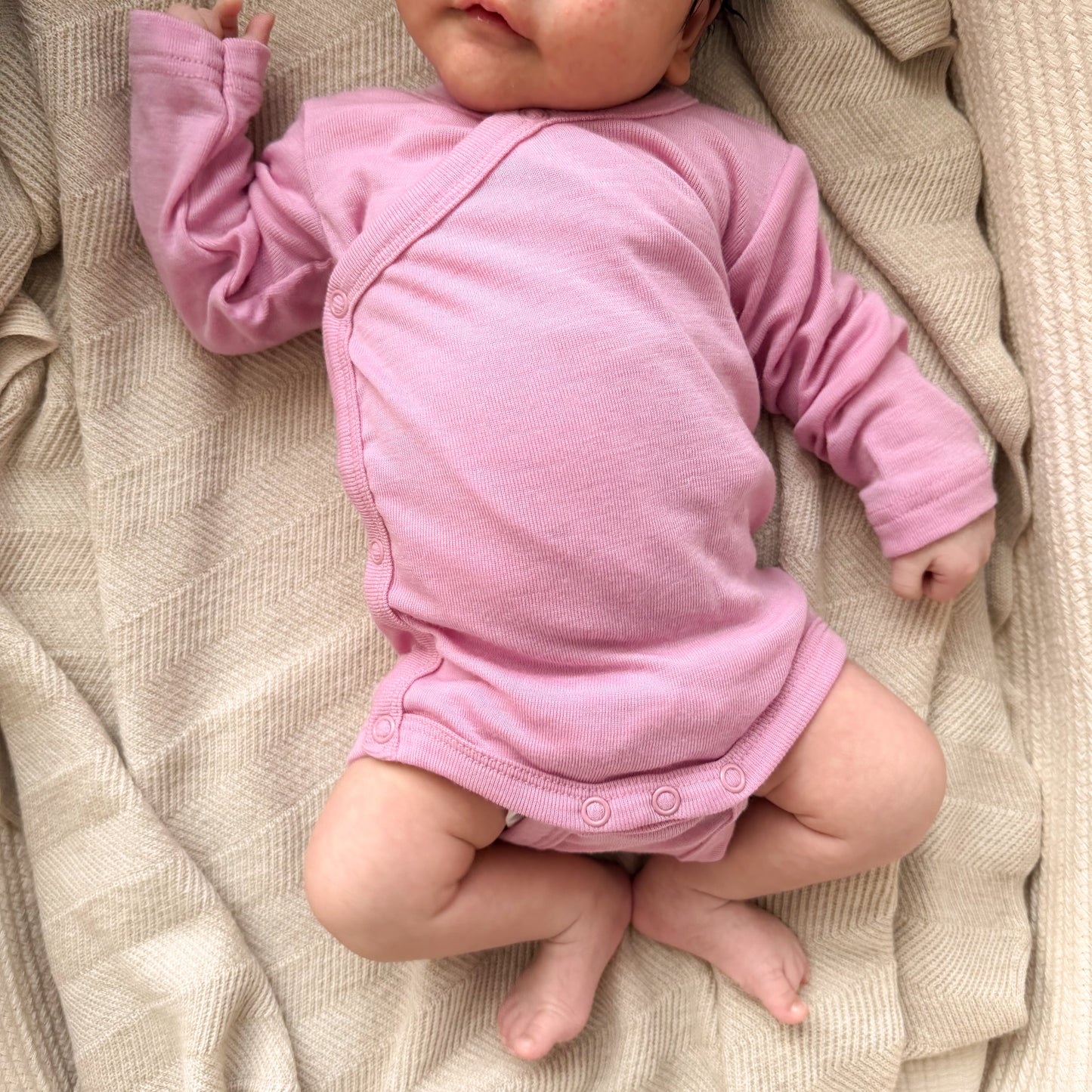 Joha Wickelbody Merinowolle | Rosa