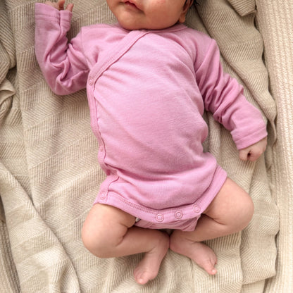 Joha Wickelbody Merinowolle | Rosa