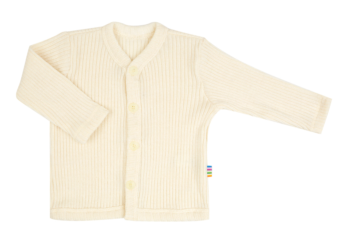 Merinowolle Ripp Cardigan | Natur