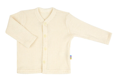 Merinowolle Ripp Cardigan | Natur