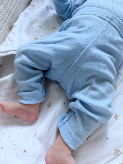 Joha Leggings Merinowolle | Blau