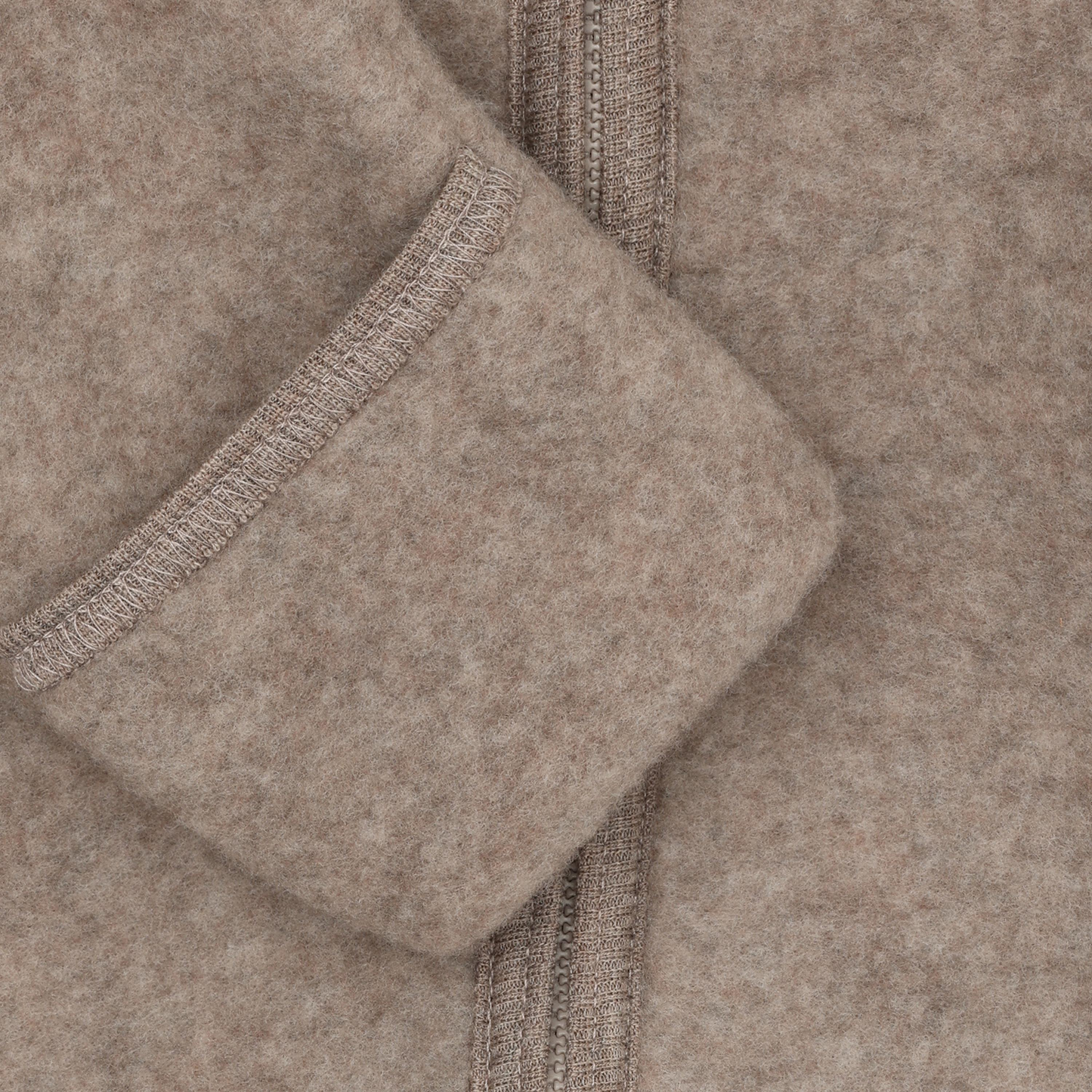 Huttelihut Fleece-Overall Merinowolle mit Öhrchen | Savannah Melange