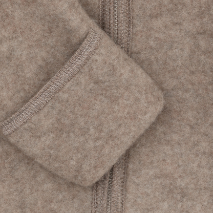 Huttelihut Fleece-Overall Merinowolle mit Öhrchen | Savannah Melange