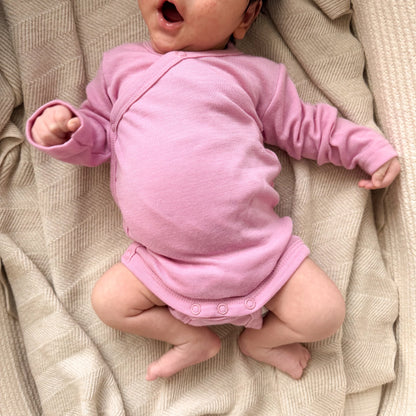 Joha Wickelbody Merinowolle | Rosa