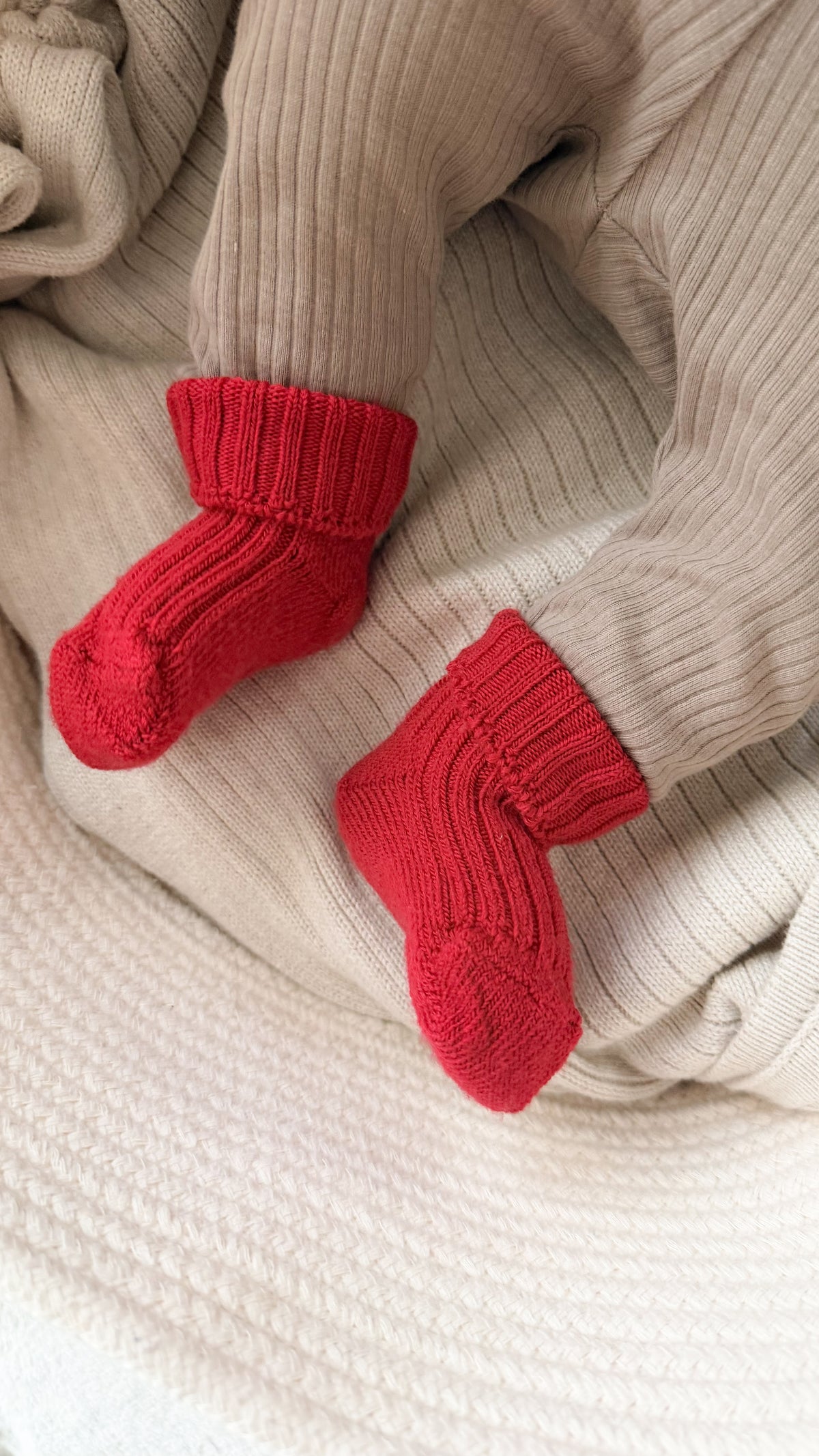 Joha Wollsocken Ripp | Rot
