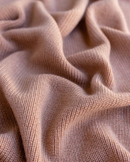 Merinowool Knit Blanket „Felix Rose“