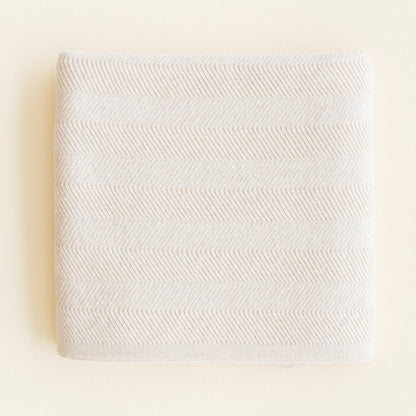 Hvid Strickdecke Merinowolle ‚Freddie‘ | Cream
