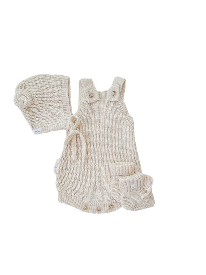 KNIT ROMPER | HONEY