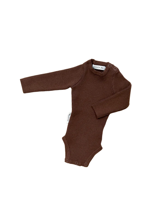 Knitted Bodysuit | 'Chocolate'