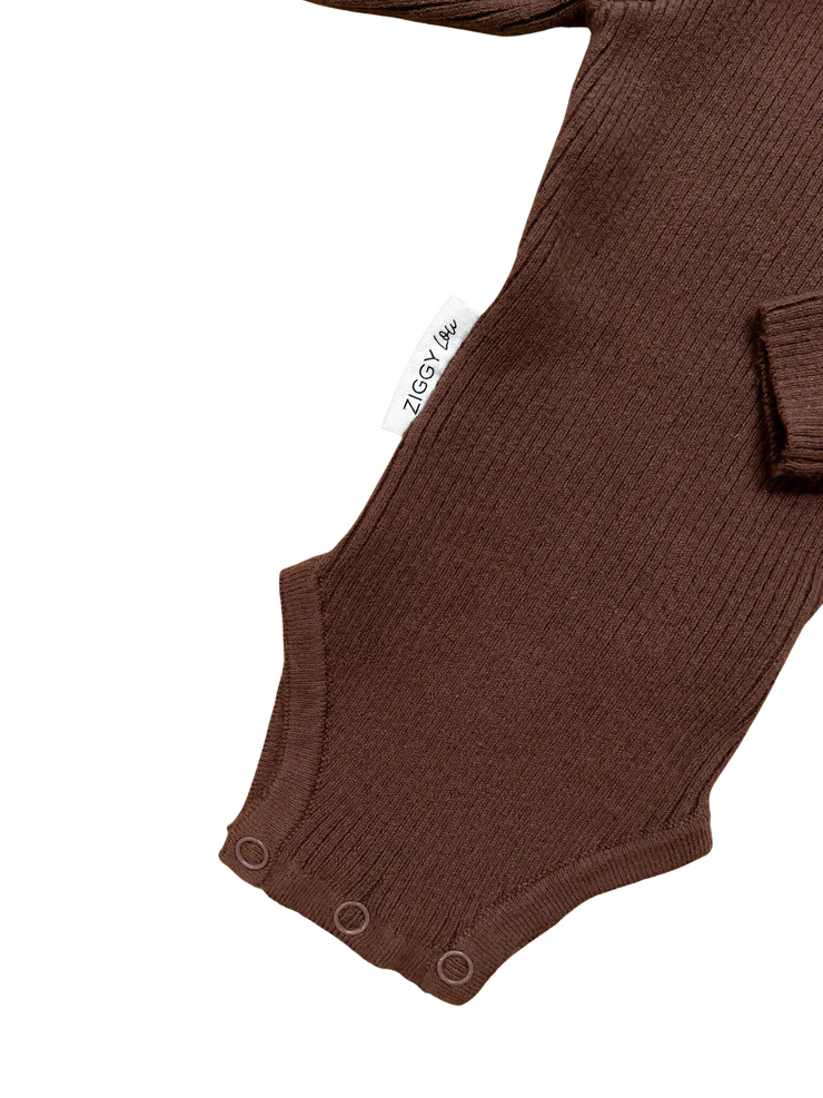 Knit Bodysuit | 'Chocolate'