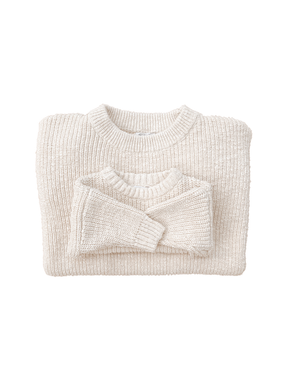 Kids Knit Pullover | 'Coconut'
