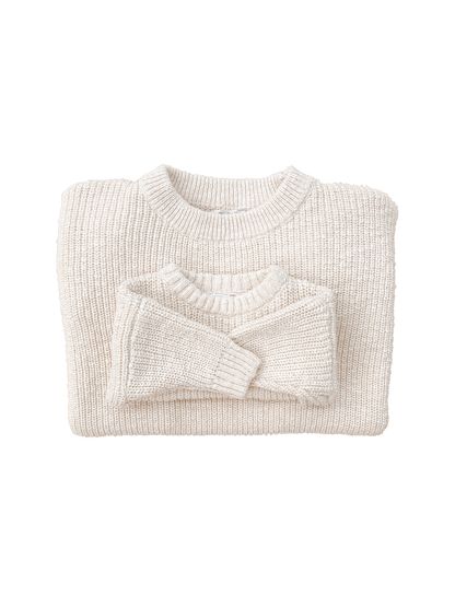 Knit sweater | 'Textured Honey'