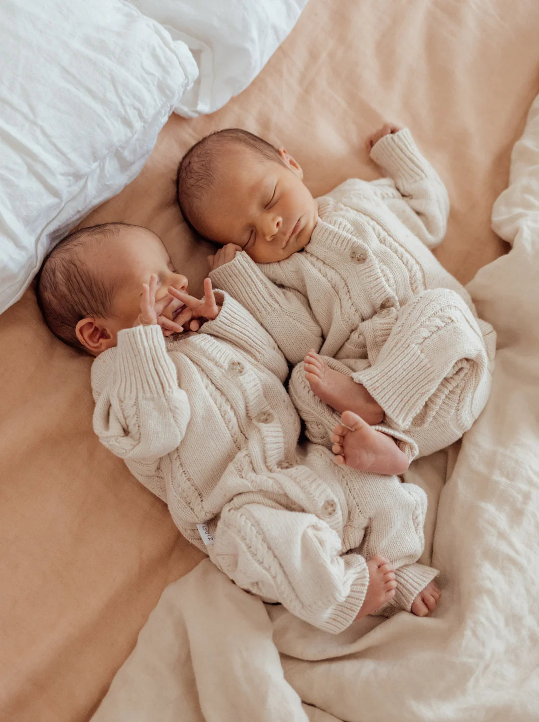 Classic Knit Romper | Biscotti Fleck