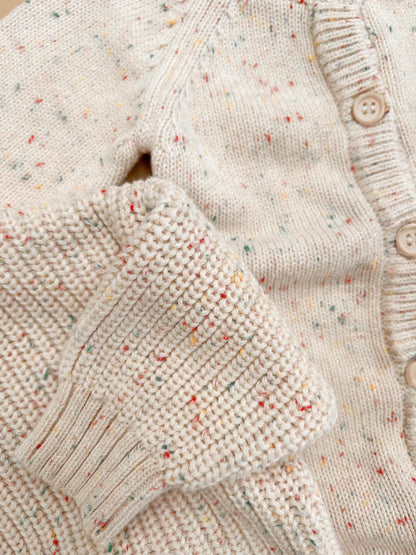 Kids Knit Pullover | 'Oatmeal Fleck'