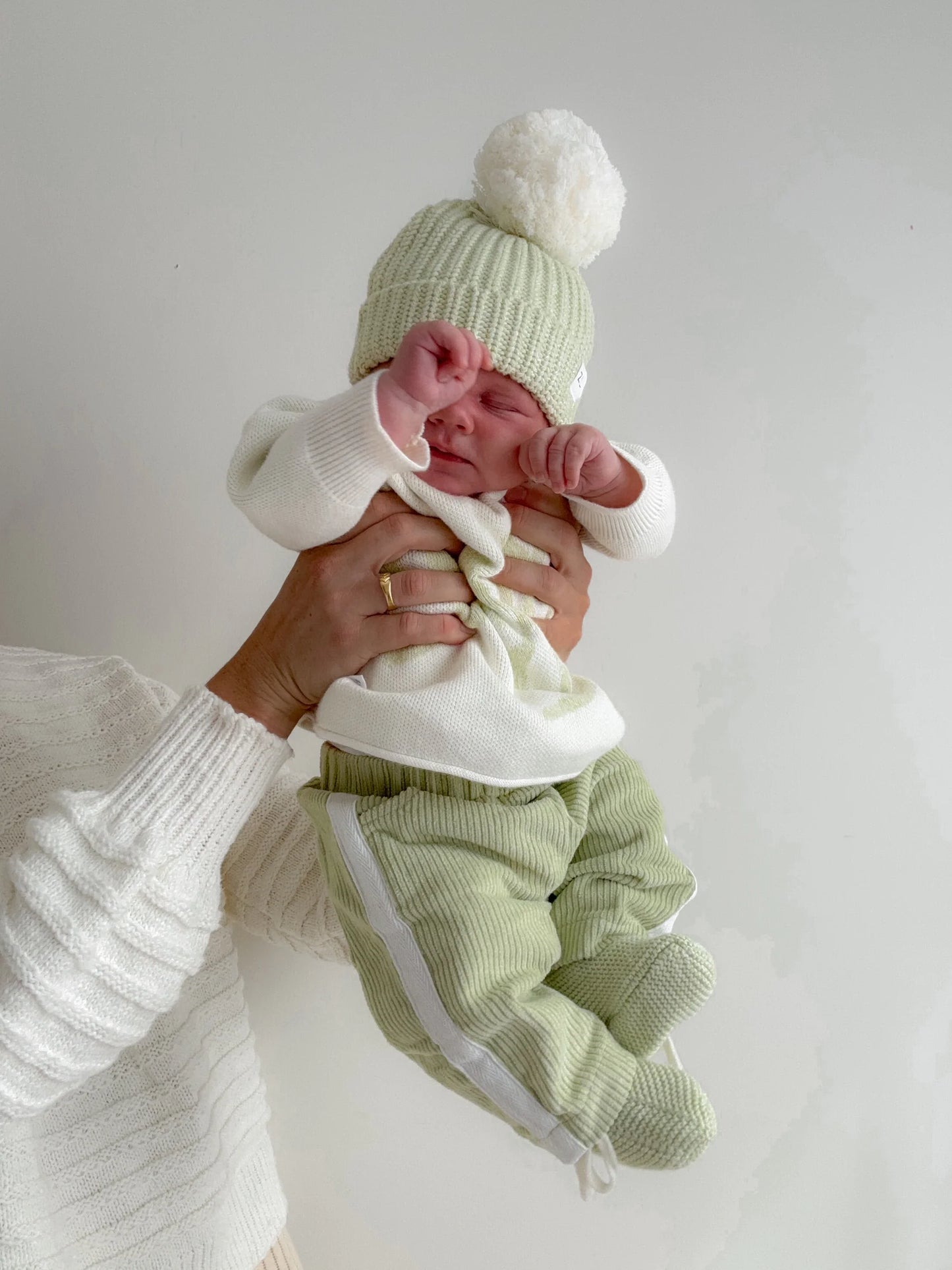 Knit Booties | Lime