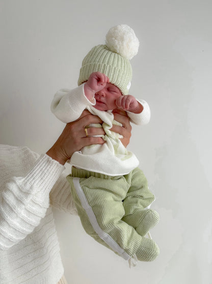 Knit Booties | Lime
