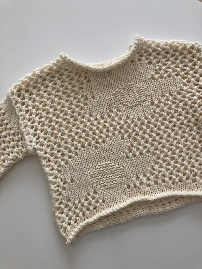 Crochet Pullover | Natural