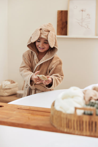 Kids Bademantel Frottee | versch. Farben