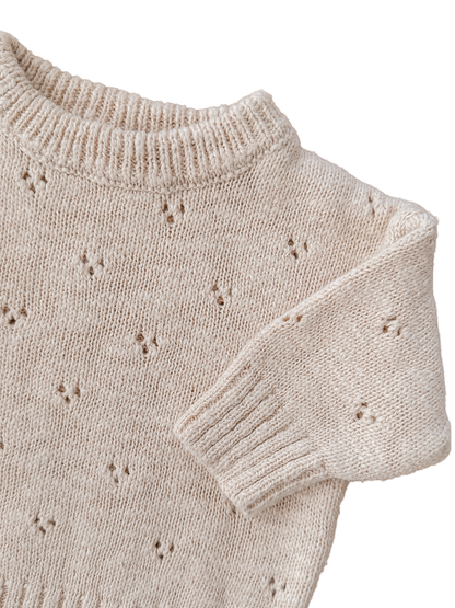 Knit sweater | 'Textured Honey'