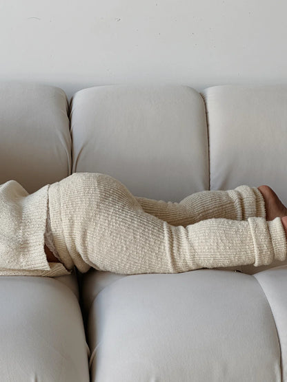 Knit Leggings | Oat