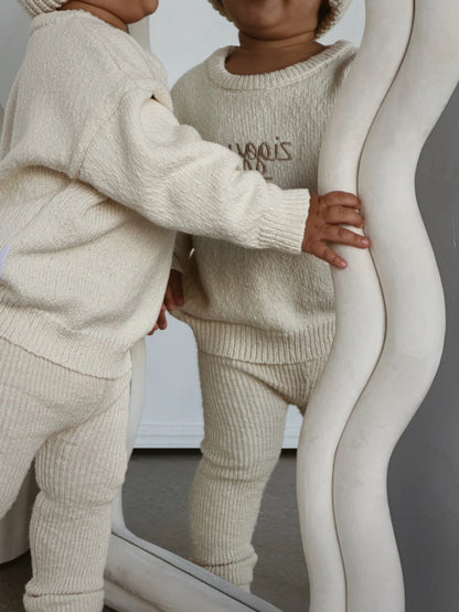 Knit Leggings | Oat