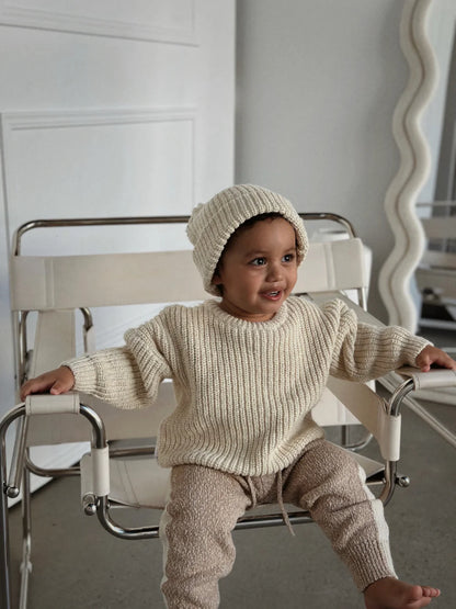 Knit Pants | Almond