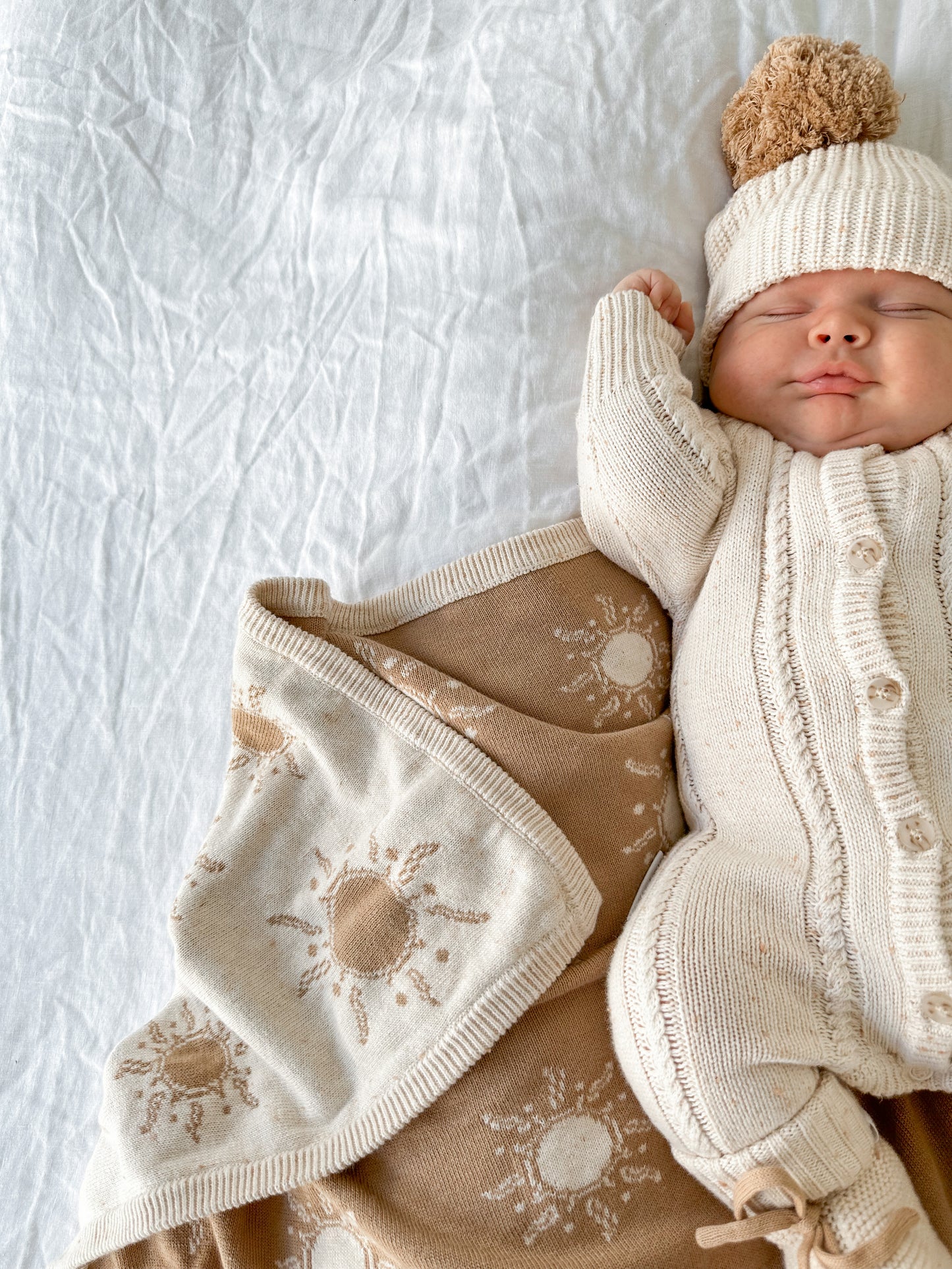 Classic Knit Romper | Biscotti Fleck